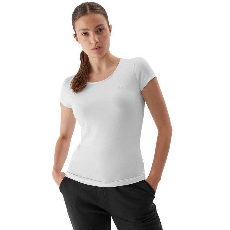Tričko 4F F0906 W 4FAW23TTSHF0906 10S - Pro ženy trička, tílka, košile